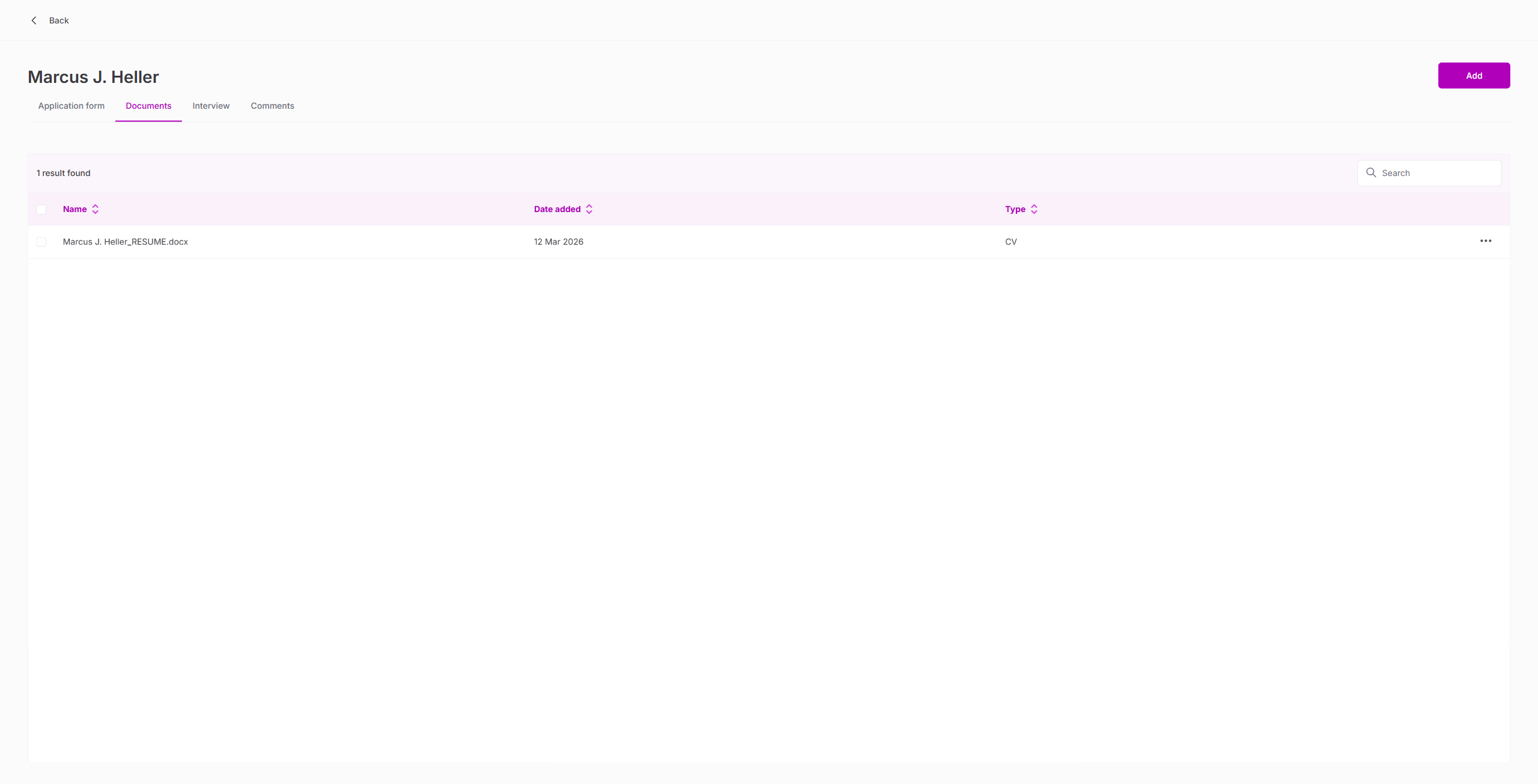 Existing documents