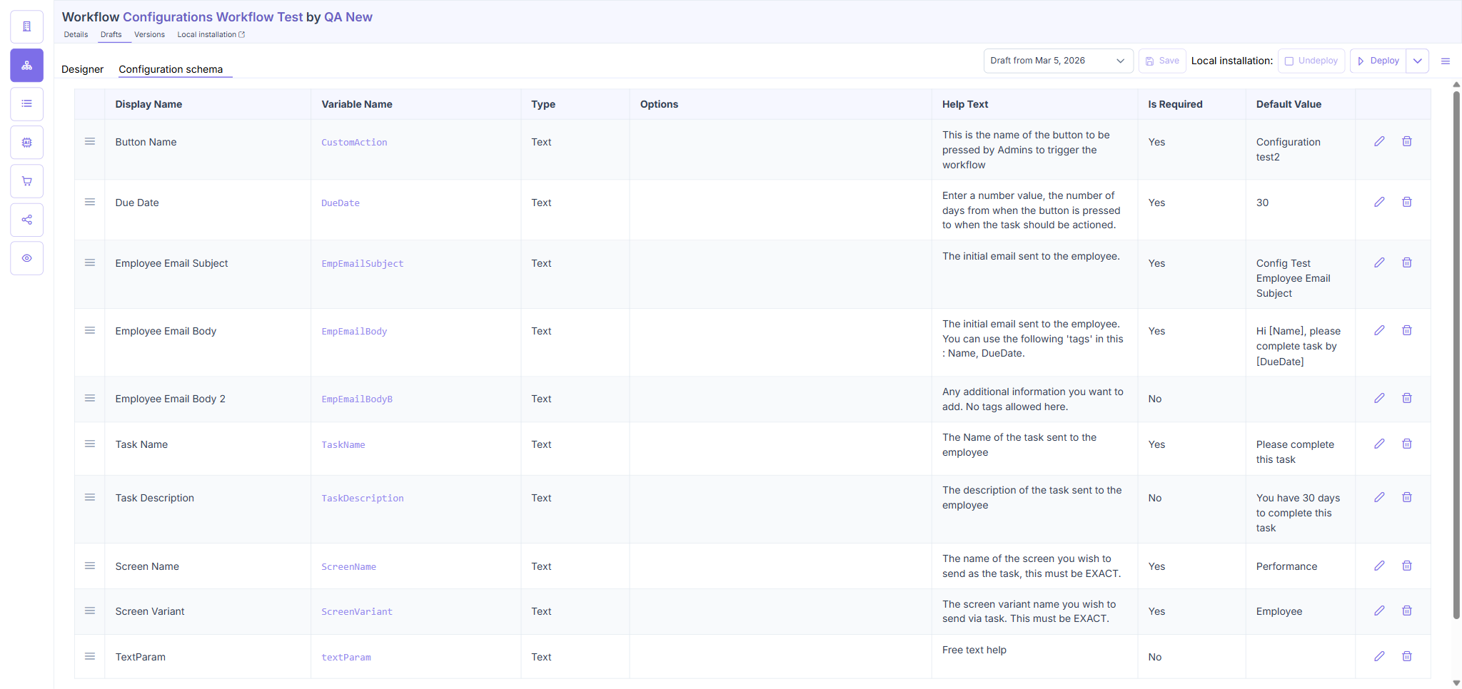 TC1: Persistence verified — types and options intact