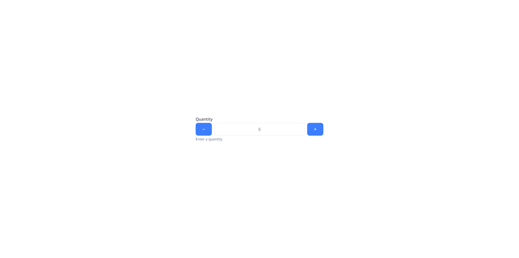 ENG-5279: numeric spinbox with minus / value / plus all 50px tall and aligned (bug fix verified).