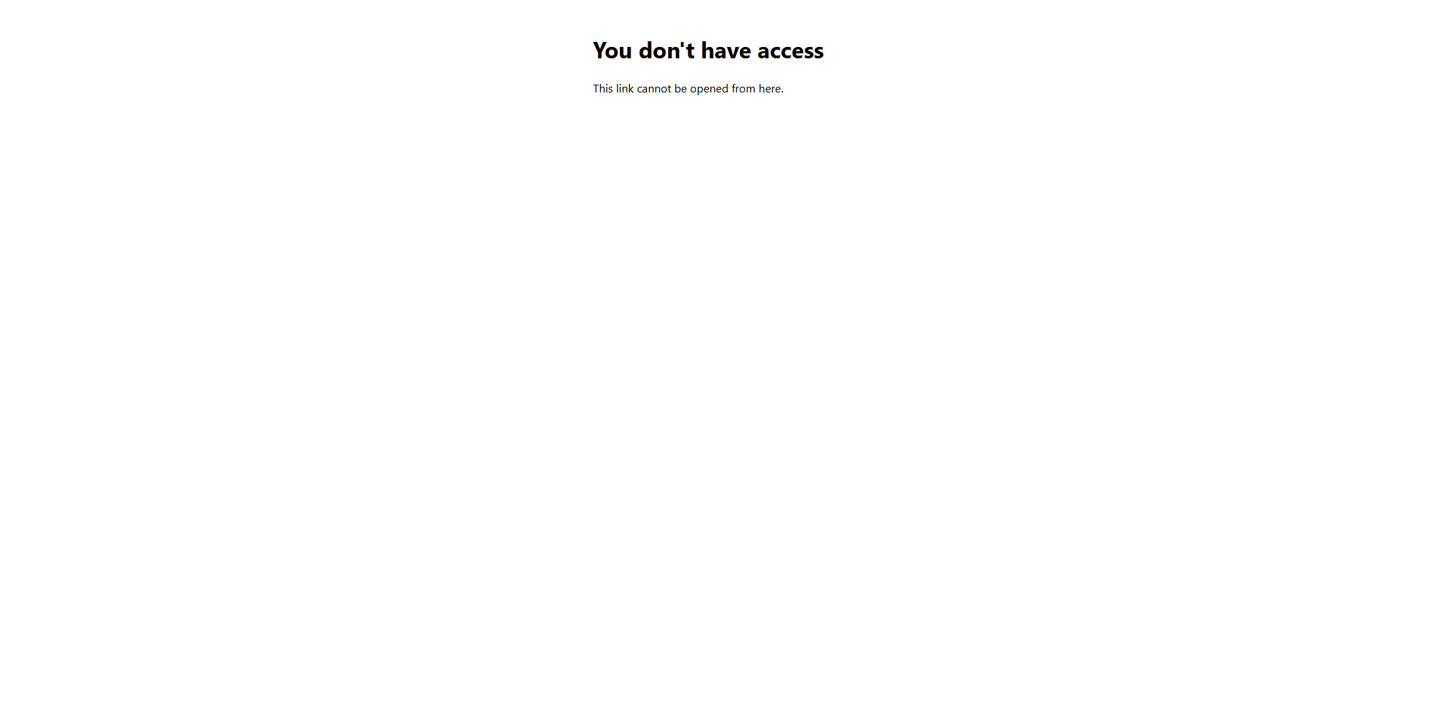 ENG-5372: wrong PIN shows an access-denied screen (